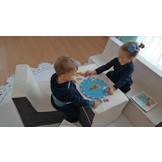 Kindersofa meubel schuim rood