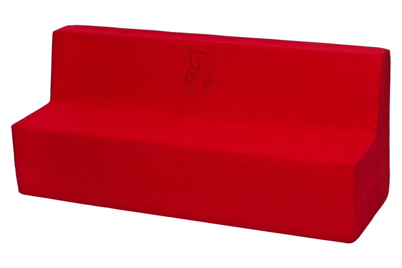Kindersofa schuim rood
