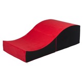 Sex sofa opvouwbaar Rood & zwart