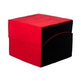 Sex sofa opvouwbaar Rood & zwart