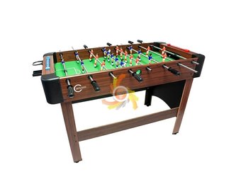 Tafelvoetbal 125x61x80 cm met bekerhouders en telraam