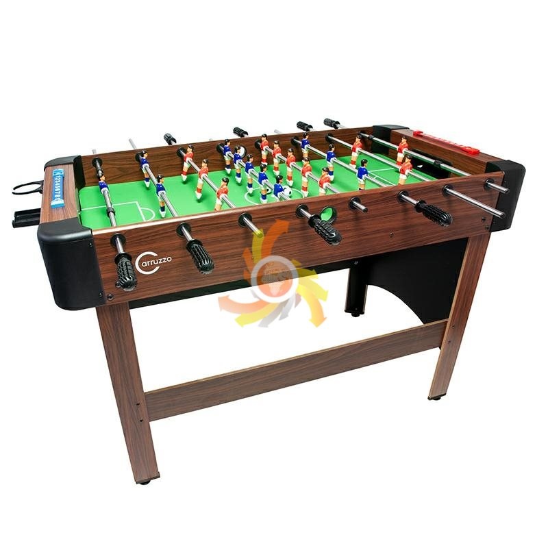 Tafelvoetbal 125x61x80 cm met bekerhouders en telraam