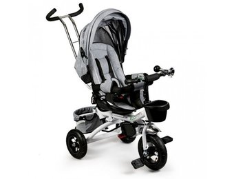 Kinder loopfiets - multifunctionele duw-driewieler - 360 ° draaibare zitting