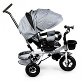 Kinder loopfiets - multifunctionele duw-driewieler - 360 ° draaibare zitting