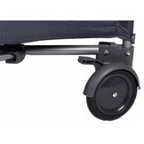 Reisbedje met klamboe zijkanten - opvouwbaar - blauw