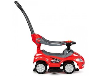 Kinderwagen met muziek - loopwagen - rood