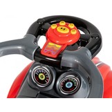 Kinderwagen met muziek - loopwagen - rood