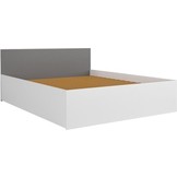 Houten bed 2 persoons 180x200 cm grijs