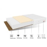 Matras 80x180 - koudschuim - 11cm - kokoslaag - ventilatie latex