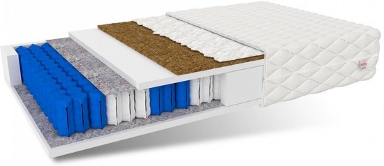7 Zone Pocketvering Matras 160x200 x 18 cm