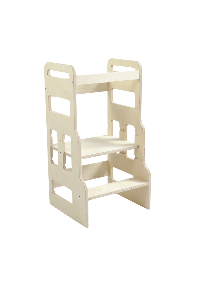 Leertoren - Keukenhulp - 45x42x85 cm - kindertrapje