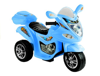 Elektrische bestuurbare driewieler blauw