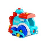 Educatieve speelgoed trein - inclusief schroevendraaier moersleutel en bouwbord