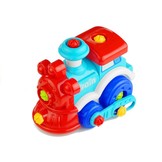 Educatieve speelgoed trein - inclusief schroevendraaier moersleutel en bouwbord