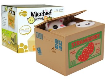 Mischief Saving Box Cute Kitty Money Box Piggybank