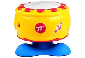 Interactieve trommel voor baby's en peuters met licht en geluid