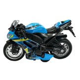 Speelgoed sportmotor met geluiden 1:14 Blauw