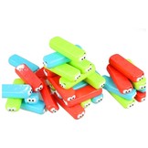 Jenga Tower kinderspek - rood, blauw & groen