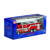 Brandweerwagen speelgoed auto met ladder & spuitkanon 1:32