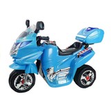 Elektrische kindermotor driewieler - blauw - 12V