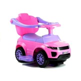 614W Peuters rijden op Duw met ouderhandvat - roze