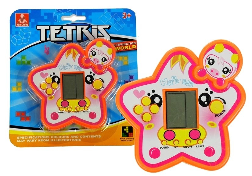 Tetris Star Electronic Game - Rood