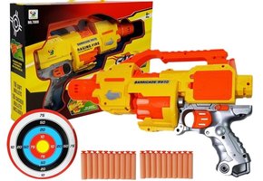 NERF pistool kinderspeelgoed met 20 darts & oefenschijf