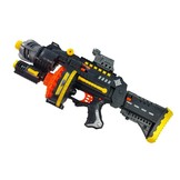 NERF gun machinegeweer met 4 0foam darts & schietoefening