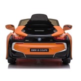 Elektrische kinderauto BMW I8 Coupé Oranje 12V 2,4 GHz afstandsbediening