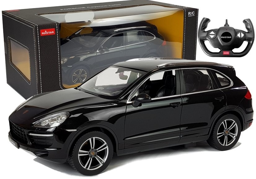 Afstandbestuurbare Porsche Cayenne Turbo 1:14 Zwart