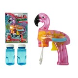Bellenblaaspistool Flamingo roze