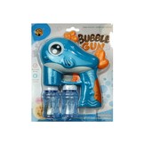 Zeepbellenpistool werkt op batterijen blauw