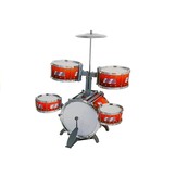 Speelgoed drumset - Jazz drum 5-delig met zitje en drumstokjes