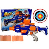 NERF gun foam geweer met schietoefening puntenbord 45 cm diameter
