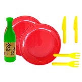 Speelgoed Sushi set met bestek - 19-delig - voor kinderkeukens