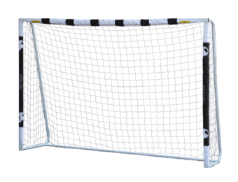 Voetbalgoal 300x200 cm wit - opzetbaar voetbaldoel
