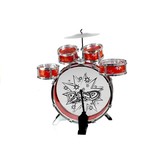 Peuter drumset - 6 Drums - rood
