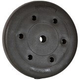 Halterschijf 20 kg - geschikt voor stang 26mm - bitumen behuizing