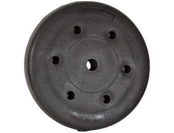 Halterschijf 20 kg - geschikt voor stang 26mm - bitumen behuizing