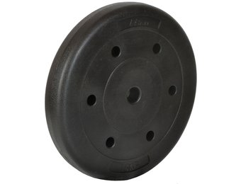 Halterschijf 15 kg - 26,5 mm - bitumen behuizing