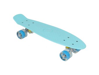 Kunststof skateboard 22 inch Enero Blue Led