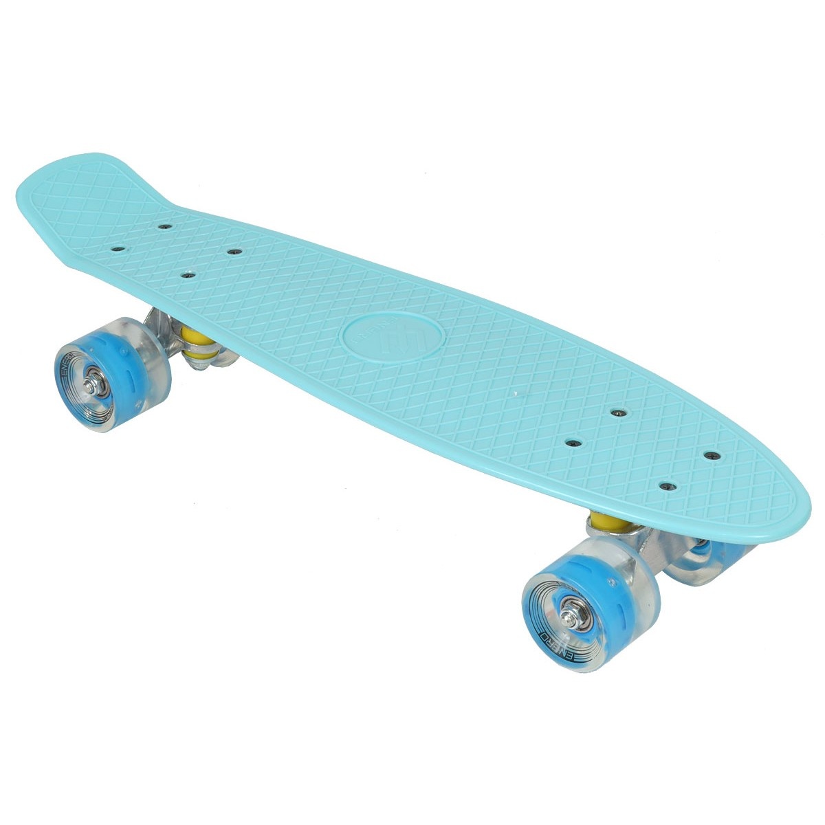Kunststof skateboard 22 inch Enero Blue Led