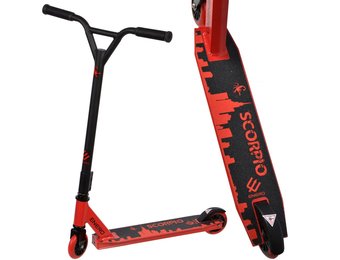 Stuntstep Enero Scorpio rood & zwart