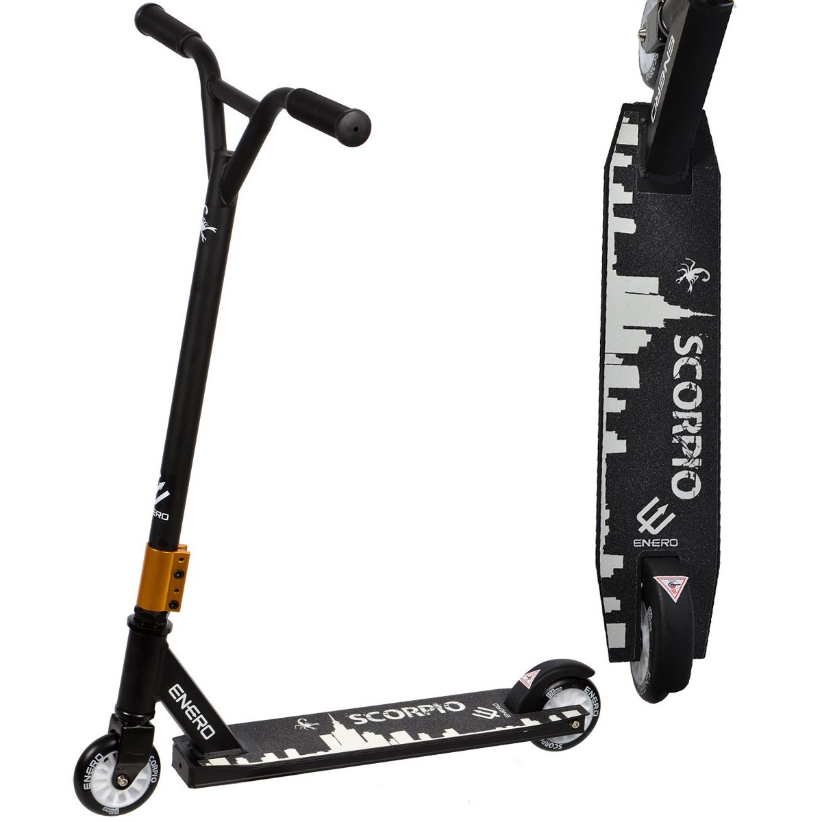 Stuntstep Enero Scorpio zwart