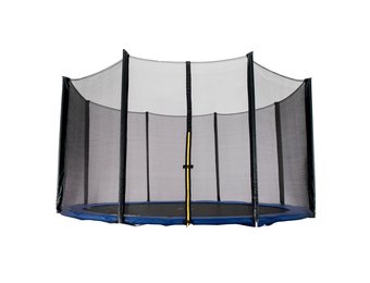 Trampoline net - buitenrand - veiligheidsnet - zwart - 366 cm