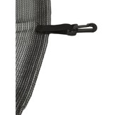 Trampoline net - buitenrand - veiligheidsnet - zwart - 244 cm