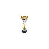 Metalen beker goud-zilver 7135D