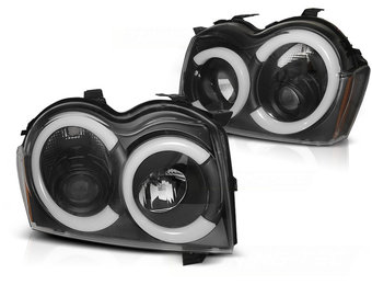 Koplampen met parkeerlicht geschikt voor Chrysler Jeep Grand Cherokee 05-08 zwart