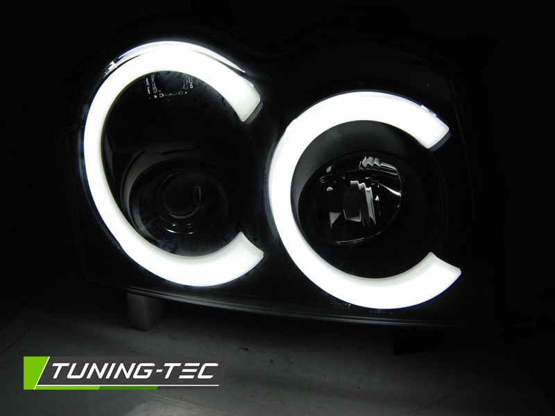 Koplampen met parkeerlicht geschikt voor Chrysler Jeep Grand Cherokee 05-08 zwart