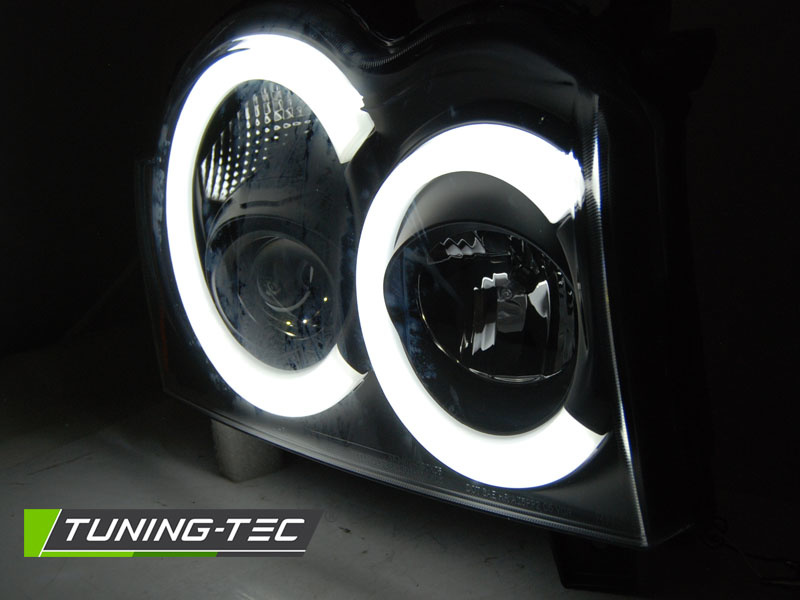Koplampen met parkeerlicht geschikt voor Chrysler Jeep Grand Cherokee 05-08 zwart
